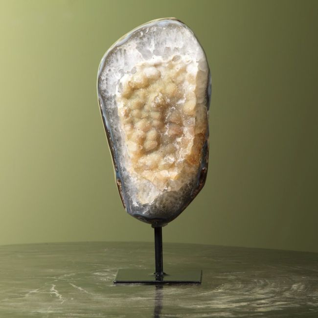 0007 Agate sur support
