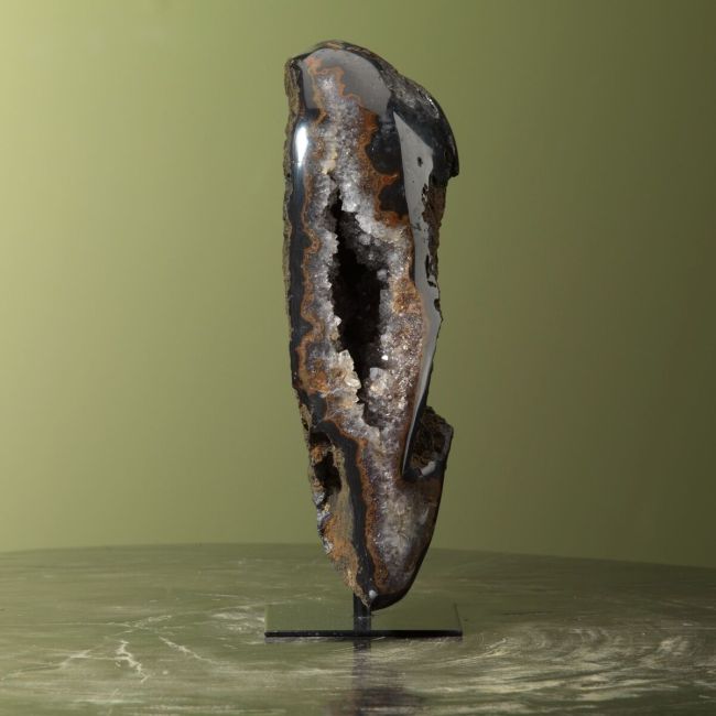 0010 Agate sur support